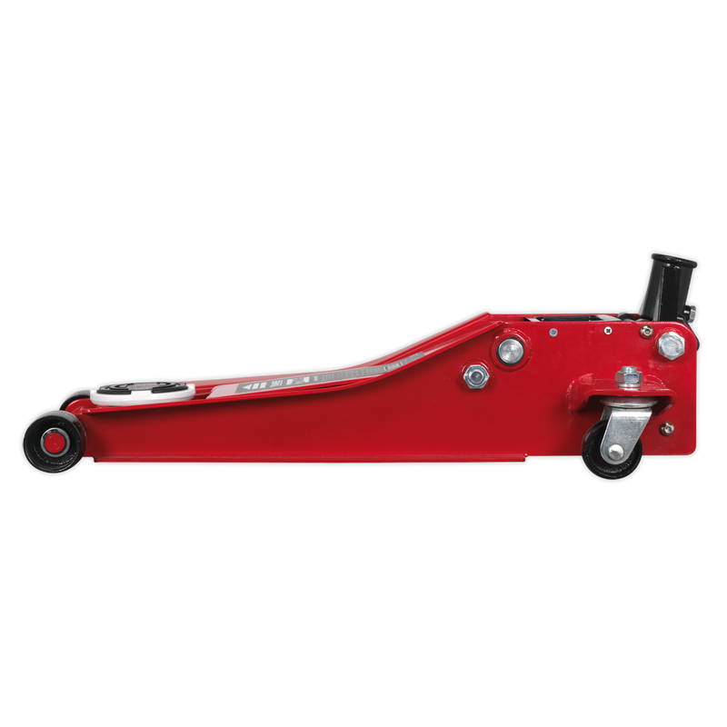 Trolley Jack 2tonne Low Entry Rocket Lift Red | Pipe Manufacturers Ltd..