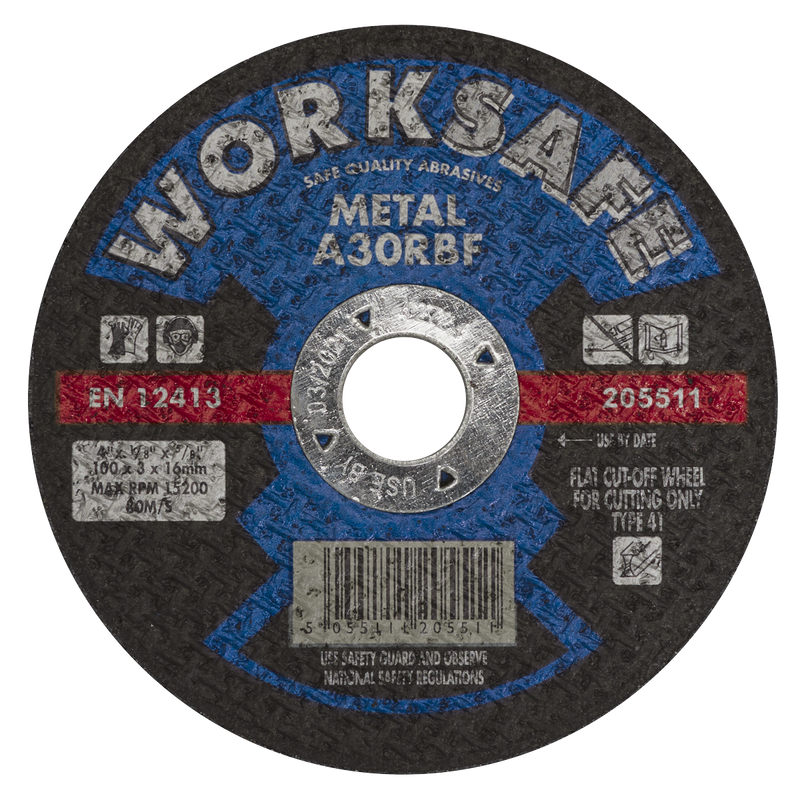 Cutting Disc Flat Metal ¯100 x 3.2 x 16mm | Pipe Manufacturers Ltd..
