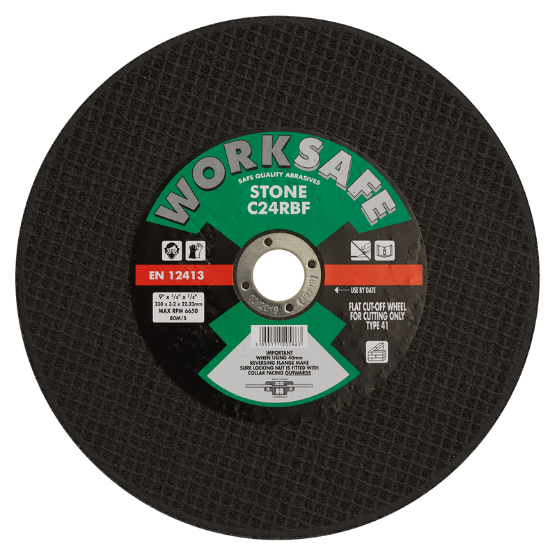 Cutting Disc Flat Stone ¯230 x 3.2 x 22mm | Pipe Manufacturers Ltd..