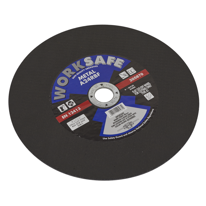 Cutting Disc Flat Metal ¯230 x 3.2 x 22mm | Pipe Manufacturers Ltd..