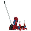 Trolley Jack 3tonne Standard Chassis with Axle Stands (Pair) 3tonne Capacity per Stand | Pipe Manufacturers Ltd..