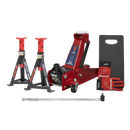 Trolley Jack 3tonne Super Rocket Lift with Accessories | Pipe Manufacturers Ltd..