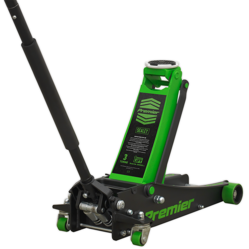 Trolley Jack 3tonne Rocket Lift Green | Pipe Manufacturers Ltd..