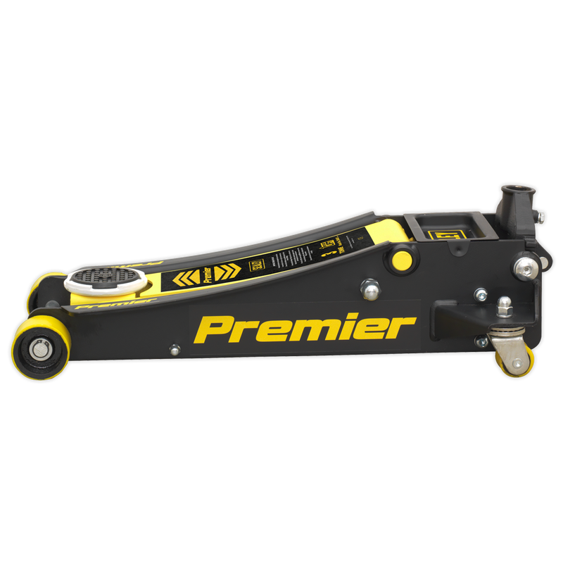 Trolley Jack 3tonne Rocket Lift Yellow | Pipe Manufacturers Ltd..