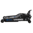 Viking 3tonne Low Entry Trolley Jack with Rocket Lift | Pipe Manufacturers Ltd..