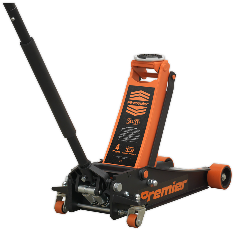 Trolley Jack 4tonne Rocket Lift Orange | Pipe Manufacturers Ltd..