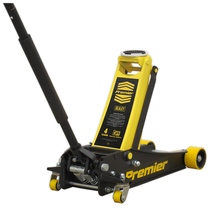 Trolley Jack 4tonne Rocket Lift Yellow | Pipe Manufacturers Ltd..