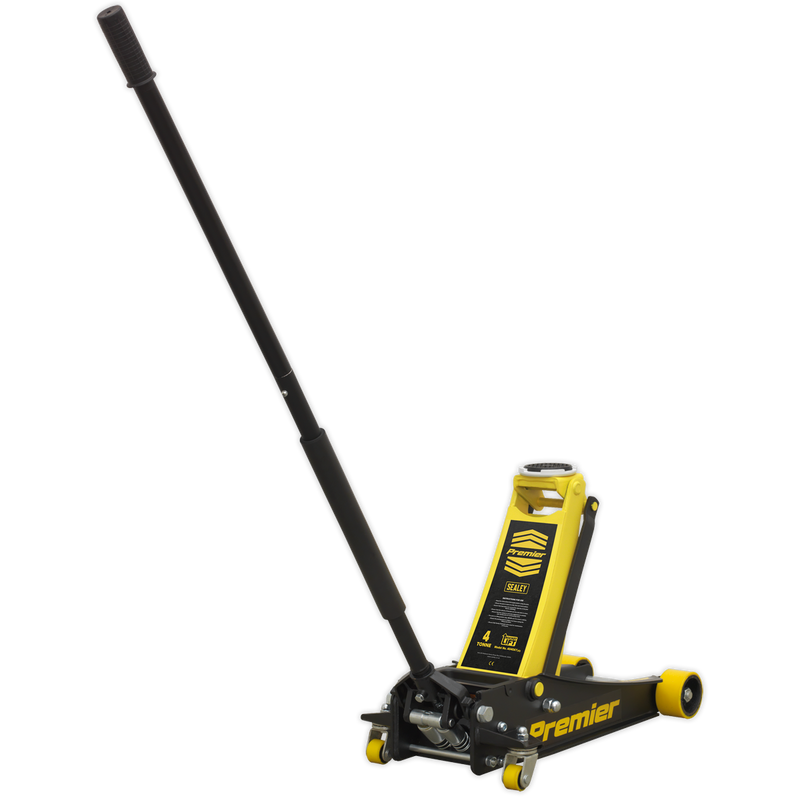 Trolley Jack 4tonne Rocket Lift Yellow | Pipe Manufacturers Ltd..