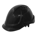 Plus Safety Helmet - Vented (Black) | Pipe Manufacturers Ltd..