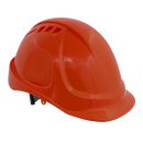 Plus Safety Helmet - Vented (Orange) | Pipe Manufacturers Ltd..
