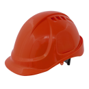 Plus Safety Helmet - Vented (Orange) | Pipe Manufacturers Ltd..