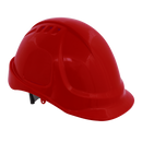 Plus Safety Helmet - Vented (Red) | Pipe Manufacturers Ltd..