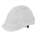 Plus Safety Helmet - Vented (White) | Pipe Manufacturers Ltd..