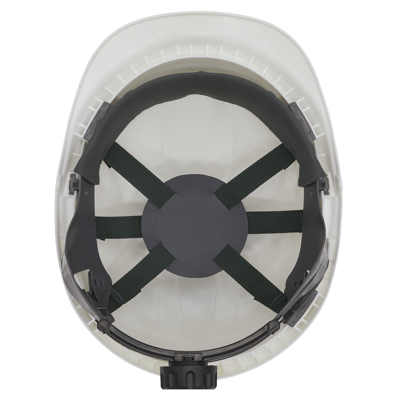 Plus Safety Helmet - Vented (White) | Pipe Manufacturers Ltd..