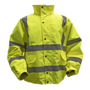 Hi-Vis Yellow Jacket with Quilted Lining & Elasticated Waist - XX-Large | Pipe Manufacturers Ltd..