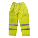 Hi-Vis Yellow Waterproof Trousers - XX-Large | Pipe Manufacturers Ltd..