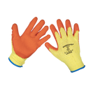 Super Grip Knitted Gloves Latex Palm (Large) - Pair | Pipe Manufacturers Ltd..