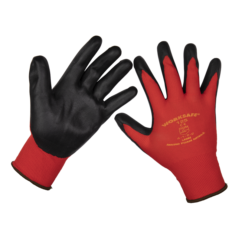 Flexi Grip Nitrile Palm Gloves (Large) - Pack of 120 Pairs | Pipe Manufacturers Ltd..