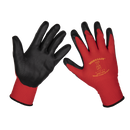 Flexi Grip Nitrile Palm Gloves (X-Large) - Pack of 12 Pairs | Pipe Manufacturers Ltd..