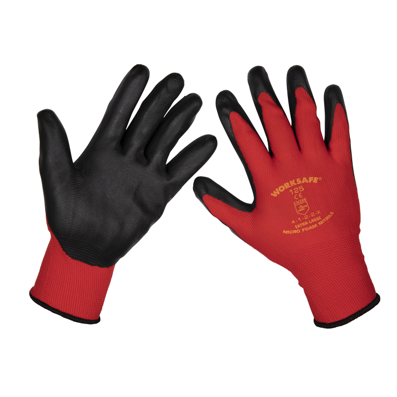 Flexi Grip Nitrile Palm Gloves (X-Large) - Pair | Pipe Manufacturers Ltd..