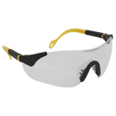 Sports Style Clear Safety Glasses with Adjustable Arms | Pipe Manufacturers Ltd..