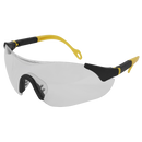 Sports Style Clear Safety Glasses with Adjustable Arms | Pipe Manufacturers Ltd..