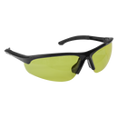 Zante Style Amber Lens Safety Glasses with Flexi Arms | Pipe Manufacturers Ltd..