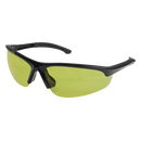 Zante Style Amber Lens Safety Glasses with Flexi Arms | Pipe Manufacturers Ltd..