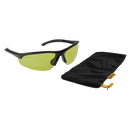 Zante Style Amber Lens Safety Glasses with Flexi Arms | Pipe Manufacturers Ltd..