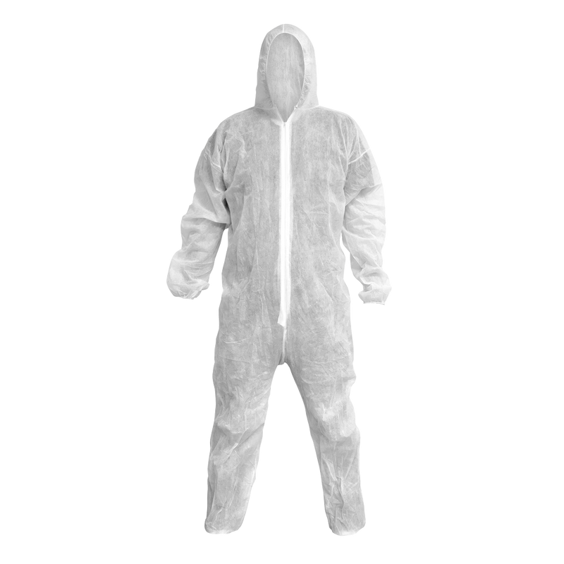 Disposable Coverall White - X-Large | Pipe Manufacturers Ltd..