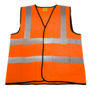 Hi-Vis Orange Waistcoat (Site and Road Use) - Medium | Pipe Manufacturers Ltd..