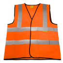 Hi-Vis Orange Waistcoat (Site and Road Use) - XXLarge | Pipe Manufacturers Ltd..