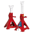 Axle Stands (Pair) 3tonne Capacity per Stand Auto Rise Ratchet | Pipe Manufacturers Ltd..