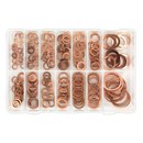 Copper Sealing Washer Assortment 250pc - Metric | Pipe Manufacturers Ltd..