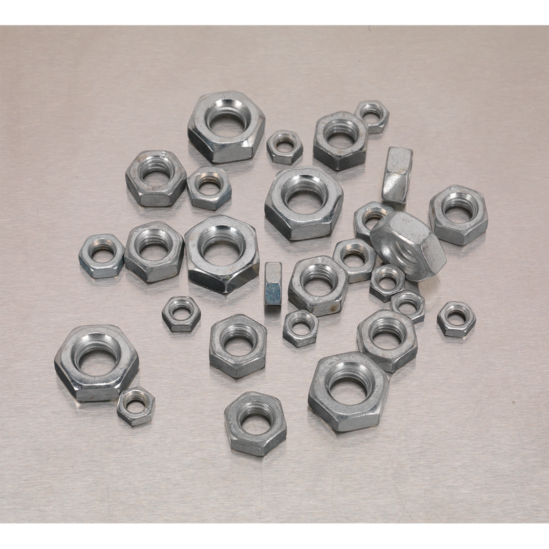 Steel Nut Assortment 370pc M5-M10 DIN 934 Metric | Pipe Manufacturers Ltd..