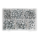 Flange Nut Assortment 390pc M5-M12 Serrated DIN 6923 Metric | Pipe Manufacturers Ltd..