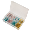 Adhesive Lined Heat Shrink Terminal Assortment 142pc Blue, Red & Yellow | Pipe Manufacturers Ltd..