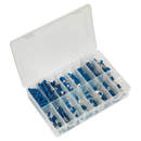 Crimp Terminal Assortment 280pc Blue | Pipe Manufacturers Ltd..