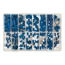 Crimp Terminal Assortment 280pc Blue | Pipe Manufacturers Ltd..