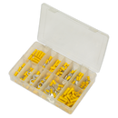 Crimp Terminal Assortment 140pc Yellow | Pipe Manufacturers Ltd..
