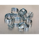 O-Clip Double Ear Assortment 140pc Zinc Plated | Pipe Manufacturers Ltd..