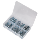 O-Clip Double Ear Assortment 140pc Zinc Plated | Pipe Manufacturers Ltd..