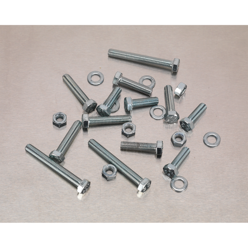Setscrew, Nut & Washer Assortment 444pc High Tensile M5 Metric | Pipe Manufacturers Ltd..