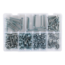 Setscrew, Nut & Washer Assortment 444pc High Tensile M5 Metric | Pipe Manufacturers Ltd..