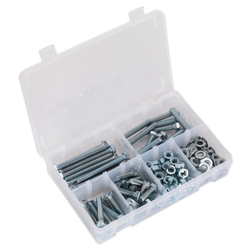 Setscrew, Nut & Washer Assortment 220pc High Tensile M8 Metric | Pipe Manufacturers Ltd..