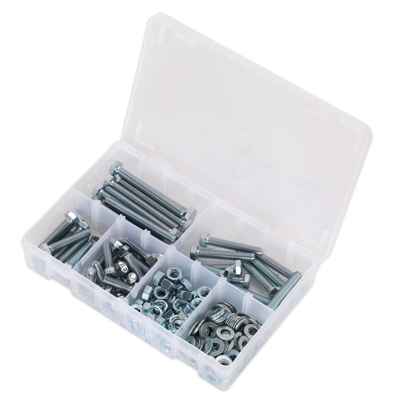 Setscrew, Nut & Washer Assortment 220pc High Tensile M8 Metric | Pipe Manufacturers Ltd..