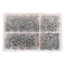 Lock Washer Assortment 1000pc Serrated Internal M5-M10 Metric DIN 6798J | Pipe Manufacturers Ltd..