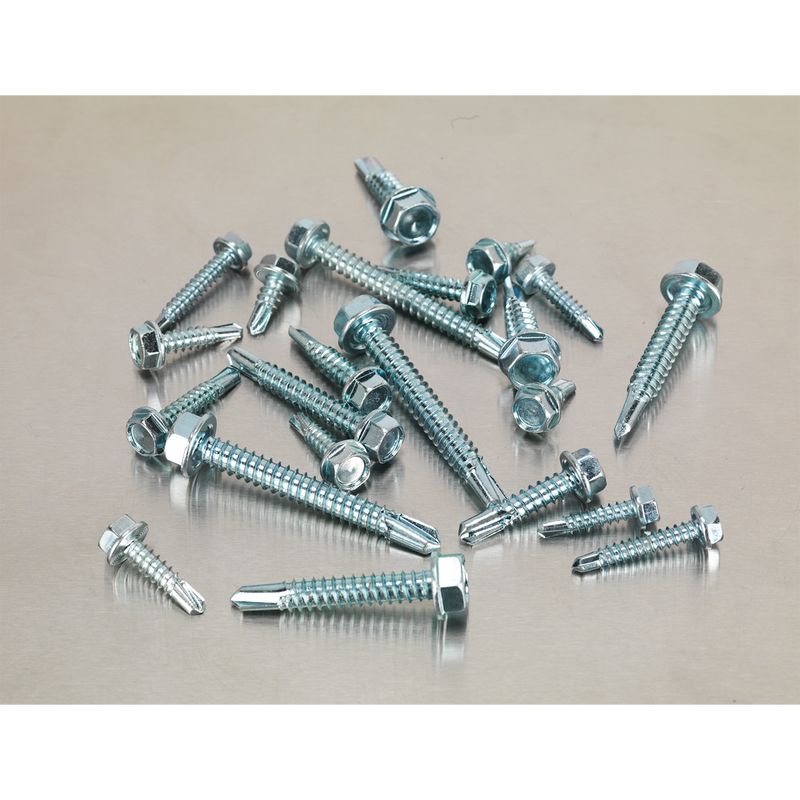 Self Drilling Screw Assortment 410pc Hex Head Zinc DIN 7504K | Pipe Manufacturers Ltd..