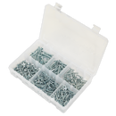 Self Tapping Screw Assortment 510pc Countersunk Pozi Zinc DIN 7982 | Pipe Manufacturers Ltd..