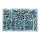 Self Tapping Screw Assortment 700pc Pan Head Pozi Zinc DIN 7981CZ | Pipe Manufacturers Ltd..